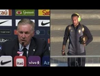 Ancelotti afirma que Neymar pode voltar aos treinos na semana que vem | AFP