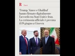 La firma digitale e l’attesa per il vertice tra Vance e Ghalibaf
