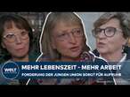 DEUTSCHLAND: Rente mit 70? Junge Union entfacht hitzige Debatte über längere Arbeitszeit!