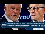 WOLFGANG KUBICKI: Nach Eklat um Spahn! "Das ist unmoralisch!" FDP-Boss zerlegt die komplette CDU!