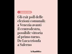 Elezioni comunali 2026, exit poll: a Venezia avanti il centrodestra, De Luca trionfa a Salerno