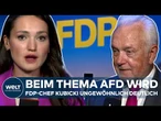 WAHLKAMPF IM OSTEN: FDP-Chef Kubickis klare Kante an AfD ‒ "Legt euch gehackt!"