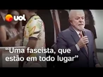 Lula critica mulher que questionou Dilma em 1ª classe de avião: ‘Uma fascista’