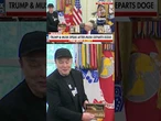 WATCH: Trump gives Elon Musk a special gift for DOGE work #foxnews #news #shorts