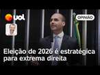 Extrema direita global articula uso de Eduardo para abalar eleição em 2026