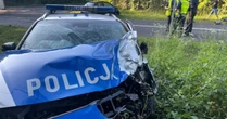 Poważny wypadek z udziałem radiowozu