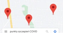 Punkty szczepień na Mapach Google w Polsce