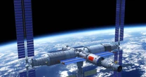 Chińska stacja Tiangong trafiona kosmicznym śmieciem