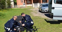Drogówka w kolejnym województwie lata dronem w okolicach przejść