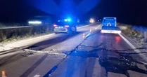 Na autostradzie A4... rozpadł się asfalt
