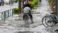Sudden deluge of rain floods some streets and halts air and rail traffic in Tokyo