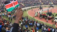 Heavy security after deadly violence in Kenya as thousands turn out to mourn former PM Odinga