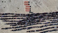 A Syrian man buries his wife and 4 children killed in Israeli strikes on Beirut