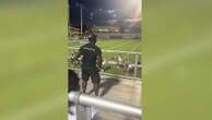 Dad goes viral cheering with daughter and team