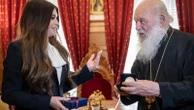 Trump's new ambassador Guilfoyle visits head of Greece's Orthodox Church