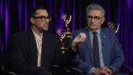 Eugene and Dan Levy discuss father-son 'chemistry' ahead of Emmys hostingThe pair will be the first father-son duo to host television's biggest night. 9/9/2024 07:45:06 EDT