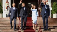 European leaders go to Moldova to mark its Independence Day ahead of key election