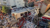Rescue operations underway after 7-story building collapses in northwest Turkey