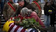 Family of US marine veteran killed in Ukraine tells funeral in Kyiv he died fighting for freedom