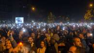 Protesters hold silent protest in Serbia to demand accountability for roof collapse that killed 14