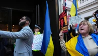 Royal Opera appearance by Russian soprano Anna Netrebko draws pro-Ukraine protest