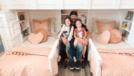 Carpenter dad surprises kids with special bunkbedsDan Kotter unveiled a custom bunkbed and play space for three of his kids.4/24/2024 05:10:00 EDT