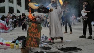 Protests against surge mass-tourism in Mexico City end in vandalism, harassment of tourists