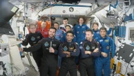 Astronauts from India, Poland and Hungary head back to Earth after mission