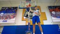 7-foot-9-inch college athlete won't play this year