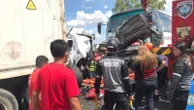 10 killed in Philippines after passenger bus slams into vehicles at a toll booth