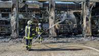 A brand new German fire station that burned down did not have a fire alarm system