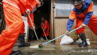 Storm creeps through Japan, bringing heavy rainfall to some spots for days