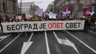 Striking students in Serbia tell chief prosecutor to 'fight for law and justice'