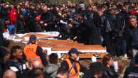 A nation in mourning, North Macedonia holds funerals for young victims of club fire