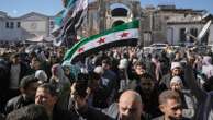 Thousands of Syrian celebrate in central Damascus during first Friday prayers since Assad's fall