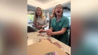Woman surprises sister with fake lottery ticket pregnancy revealA TikTok video of the reveal is going viral.5/20/2024 01:01:00 EDT