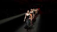 Roberto Cavalli ignites Milan runway with fiery creations inspired by ancient Pompeii