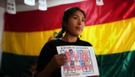 Barred from Bolivia's elections, ex-leader Morales campaigns hard for invalid votes