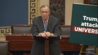 Democrat protests Trump's 'growing authoritarianism' in ongoing marathon floor speech