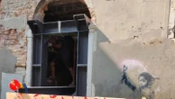 Banksy work 'The Migrant Child' removed from Venetian palazzo for restoration and future display