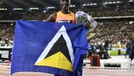 St. Lucia's first Olympic medalist returns home to cheers and calypso