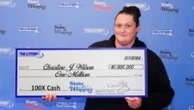Woman wins $1 million lottery prize for 2nd time in 10 weeksChristine Wilson won her first prize in February. 5/2/2024 05:14:25 EDT