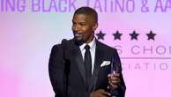 Jamie Foxx emotional in Critics' Choice speech