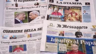 Vatican visitors slam Trump over attacks on the US-born pope's message of peace