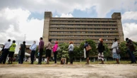 Hundreds of Kenyan doctors protest in the streets as national strike enters second week