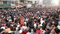 Supporters of Bangladesh Nationalist Party hold protest march as tensions continue with India