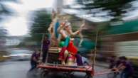 AP PHOTOS: Indians celebrate the birthday of elephant-headed Hindu god Ganesha