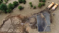 Water tanks replace springs on a Serbian mountain as drought endangers some 1,000 cows and horses