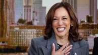 Harris broadens reach in media blitz, struggles to differentiate herself from Biden