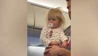 Toddler on a plane is all of us during travel